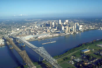 view of downtown in New Orleans, LA